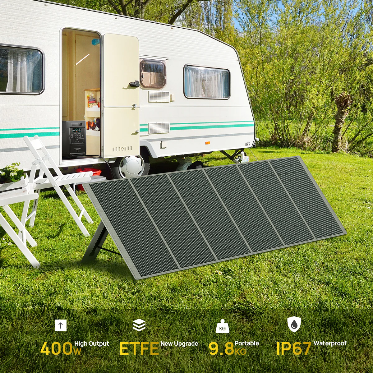 AFERIY S400A1 400W Portable Foldable Solar Panel - Image 5