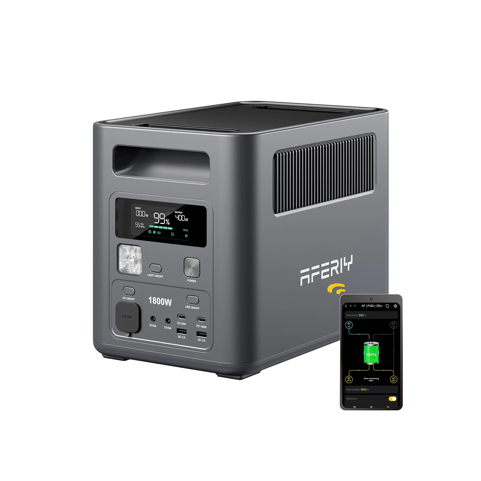 AFERIY Nomad1800 Portable Power Station 1800W 1024Wh | P180 - Image 14