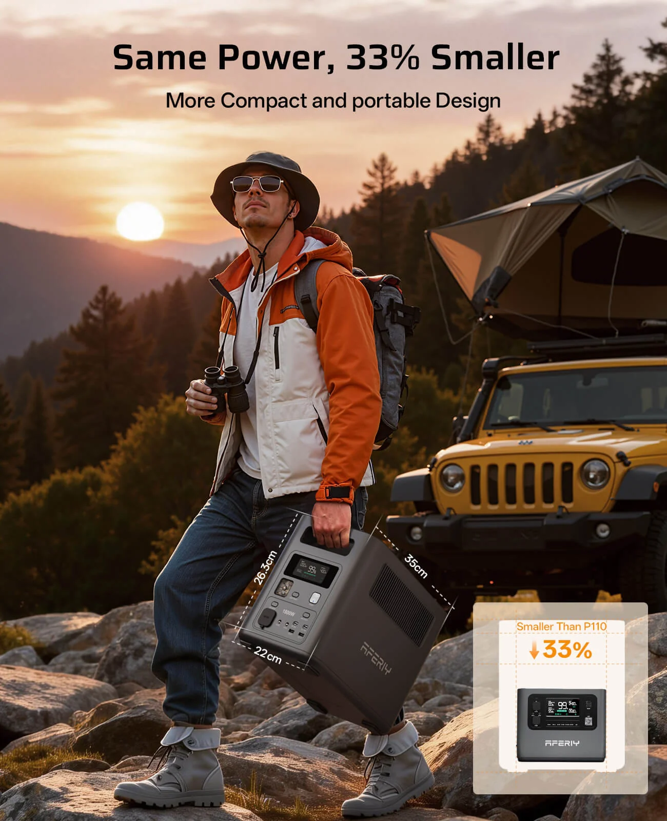 AFERIY Nomad1800 Portable Power Station 1800W 1024Wh | P180 - Image 3