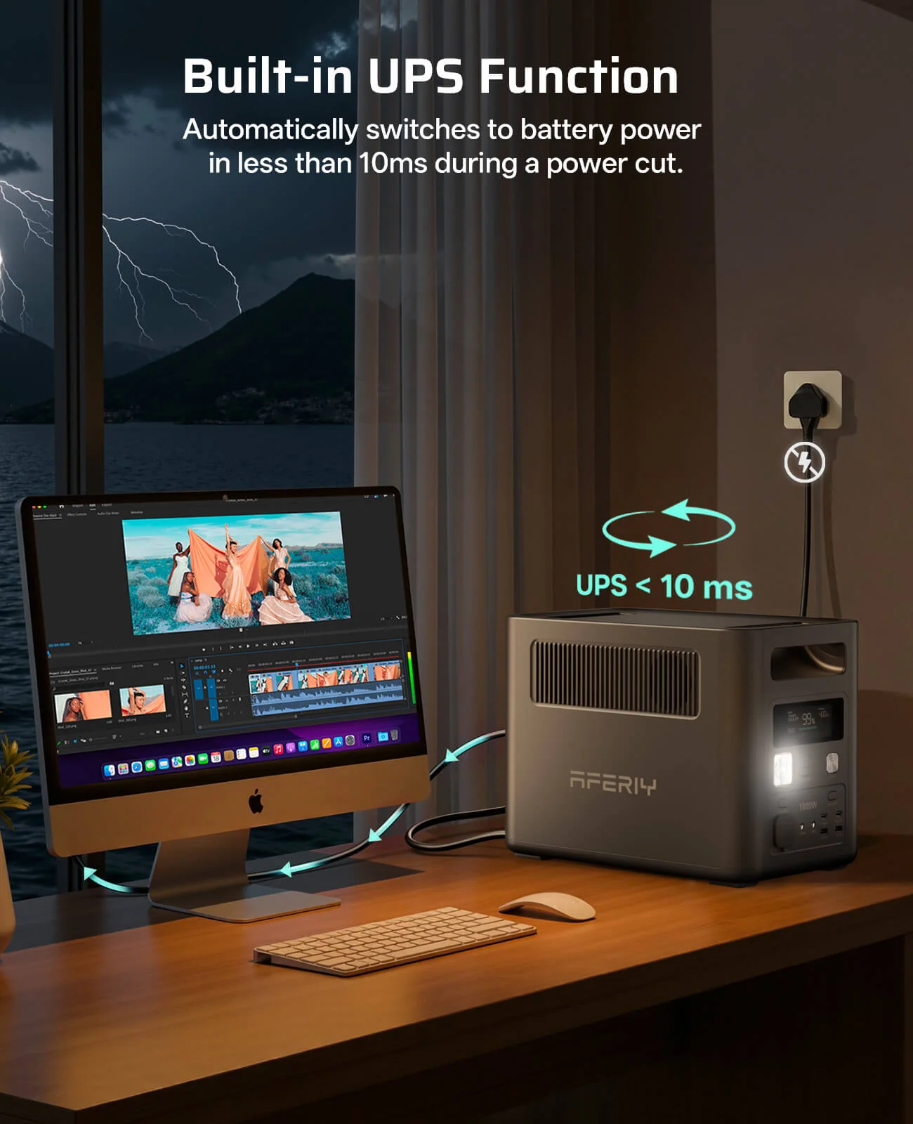 AFERIY Nomad1800 Portable Power Station 1800W 1024Wh | P180 - Image 5